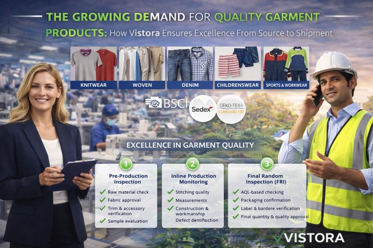 The Growing Demand for Quality Garment Products: How Vistora Ensures Excellence From Source to Shipment
